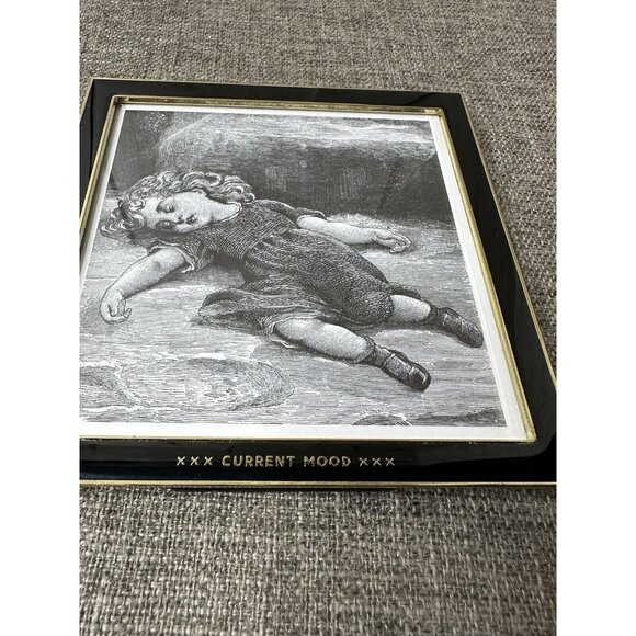 Easy Tiger Black with Gold Tone Trim Current Mood Metal Picture Frames Pack of 4 - Picture 4 of 8